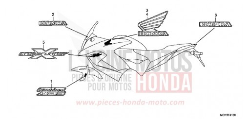 MARQUE (1) VFR800XB de 2011